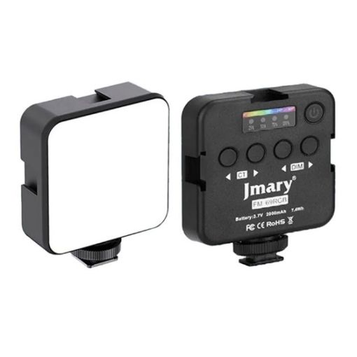 JMARY FM-69RGB Portable Mini RGB Video Light for Photography 70 Characters - 1