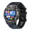 KC80 Smart Watch, 1.43" Color Screen, AI Voice, Bluetooth Call, Camouflage Black - 1