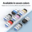 USB3.0 Male to USB-C Female OTG Adapter 5Gbps Red - 7