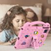 ONN 10.1 Gen4 2024 Pink EVA Shockproof Tablet Case with Handle & Kickstand - 5