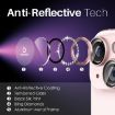iPhone 15/14 Plus Camera Lens Protector Set - 6Pcs Pink Diamond Metal Ring - 4