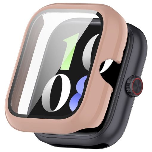 Vivo Watch GT Pink Protective Case with Tempered Glass Film - 1