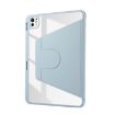 iPad Pro 13 2024 ENKAY 360 Rotation Leather Case with Pen Slot - Blue - 2