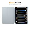 iPad Pro 13 2024 ENKAY 360 Rotation Leather Case with Pen Slot - Blue - 5