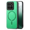 Xiaomi 14 Pro 5G Green Retro Magsafe PU Back Cover Phone Case - 1