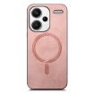Xiaomi Redmi Note 13 Pro+ Pink Retro Magsafe PU Back Cover Case - 3