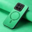 Xiaomi 13T/13T Pro Green Retro Magsafe PU Back Cover Case - 2