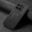 Xiaomi 13T/13T Pro Black Retro Magsafe PU Back Cover Phone Case - 2