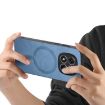 Xiaomi Redmi Note 14 5G Blue Retro Magsafe PU Back Cover Case - 3