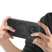 Xiaomi Redmi Note 14 5G Black Retro Magsafe PU Back Cover Case - 3