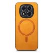 Xiaomi Redmi Note 14 Pro+ 5G Yellow Retro Magsafe PU Phone Case - 2