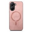 Redmi Turbo 4 Pink Retro Magsafe PU Back Cover Phone Case - 2