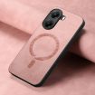Redmi Turbo 4 Pink Retro Magsafe PU Back Cover Phone Case - 4
