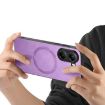 Redmi Turbo 4 Purple Retro Magsafe PU Back Cover Phone Case - 3