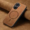 Xiaomi Poco X7 Pro Brown Retro Magsafe PU Back Cover Case - 4