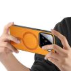 Xiaomi 15 Yellow Retro Magsafe PU Back Cover Phone Case - 3