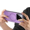 Xiaomi 15 Retro Magsafe PU Back Cover Phone Case - Solid Purple - 3