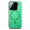 Xiaomi 15 Green Retro Magsafe PU Back Cover Phone Case - 2