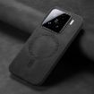 Xiaomi 15 Black Retro Magsafe PU Back Cover Phone Case - 4