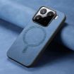 Xiaomi 15 Pro Blue Retro Magsafe PU Back Cover Phone Case - 4