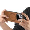 Xiaomi 15 Pro Brown Retro Magsafe PU Back Cover Phone Case - 3