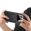 Xiaomi 15 Pro Black Retro Magsafe PU Back Cover Phone Case - 3