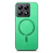 Xiaomi 14T Pro Green Retro Magsafe PU Back Cover Phone Case - 2