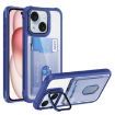 iPhone 15 Blue Card Holder Acrylic TPU Case - 1