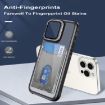 iPhone 15 Blue Card Holder Acrylic TPU Case - 2
