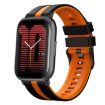 Amazfit Active 20mm Black+Orange Two-Color Sports Silicone Watch Band - 1