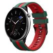 Amazfit GTR Mini 20mm Green+Red Two-Color Sports Silicone Watch Band - 1