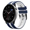 Amazfit GTR Mini 20mm Blue+White Two-Color Sports Silicone Band - 1