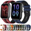 Amazfit GTS 4 Mini 20mm Black+Orange Sports Silicone Watch Band - 3