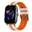Amazfit GTS 3 20mm Two-Color Silicone Watch Band Starlight Orange - 1
