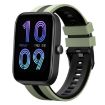 Amazfit Bip3 20mm Two-Color Silicone Watch Band Light Green Black - 1