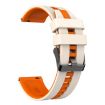 Amazfit Bip3 20mm Two-Color Silicone Watch Band Starlight Orange - 2