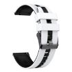Amazfit Balance 22mm Two-Color Sports Silicone Watch Band White Black - 2