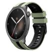 Amazfit Balance 22mm Two-Color Sports Silicone Watch Band Light Green/Black - 1