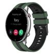 Amazfit GTR 2 22mm Two-Color Silicone Watch Band Olive Green+Black - 1