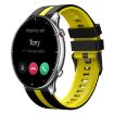 Amazfit GTR 2 22mm Black+Yellow Two-Color Sports Silicone Band - 1