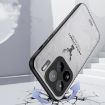 Xiaomi 15S Pro Deer Head Cloth Skin Phone Case - Blue, All-Inclusive - 5