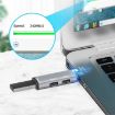ADS-302A 3 in 1 USB Hub Expansion Station USB 3.0/2.0 Adapter Grey - 5