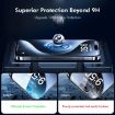 iPhone 15/16 ENKAY 300C Full Coverage Tempered Glass Film 2pcs - 5
