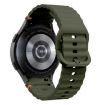 Samsung Galaxy Watch 7 40/44mm Army Green Silicone Band Wave Pattern - 2