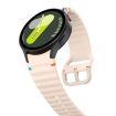 Samsung Galaxy Watch 6 Classic Pink Wave Pattern Silicone Band - 4