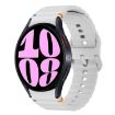 Samsung Galaxy Watch 6 40/44mm Light Gray Wave Silicone Band - 1