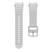 Samsung Galaxy Watch 6 40/44mm Light Gray Wave Silicone Band - 5