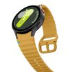 Samsung Galaxy Watch 6 40/44mm Yellow Wave Pattern Silicone Band - 4