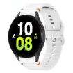 Samsung Galaxy Watch 5 40/44mm White Wave Pattern Silicone Band - 1