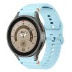 Samsung Galaxy Watch 5 Pro Light Blue Wave Pattern Silicone Band - 1